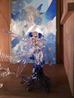 イラストから作成したガラス細工人形