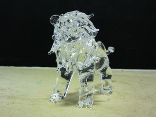 生徒作品 ガラス細工の獅子座