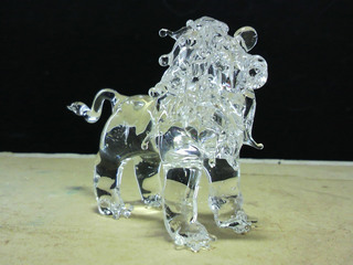 生徒作品 ガラス細工の獅子座